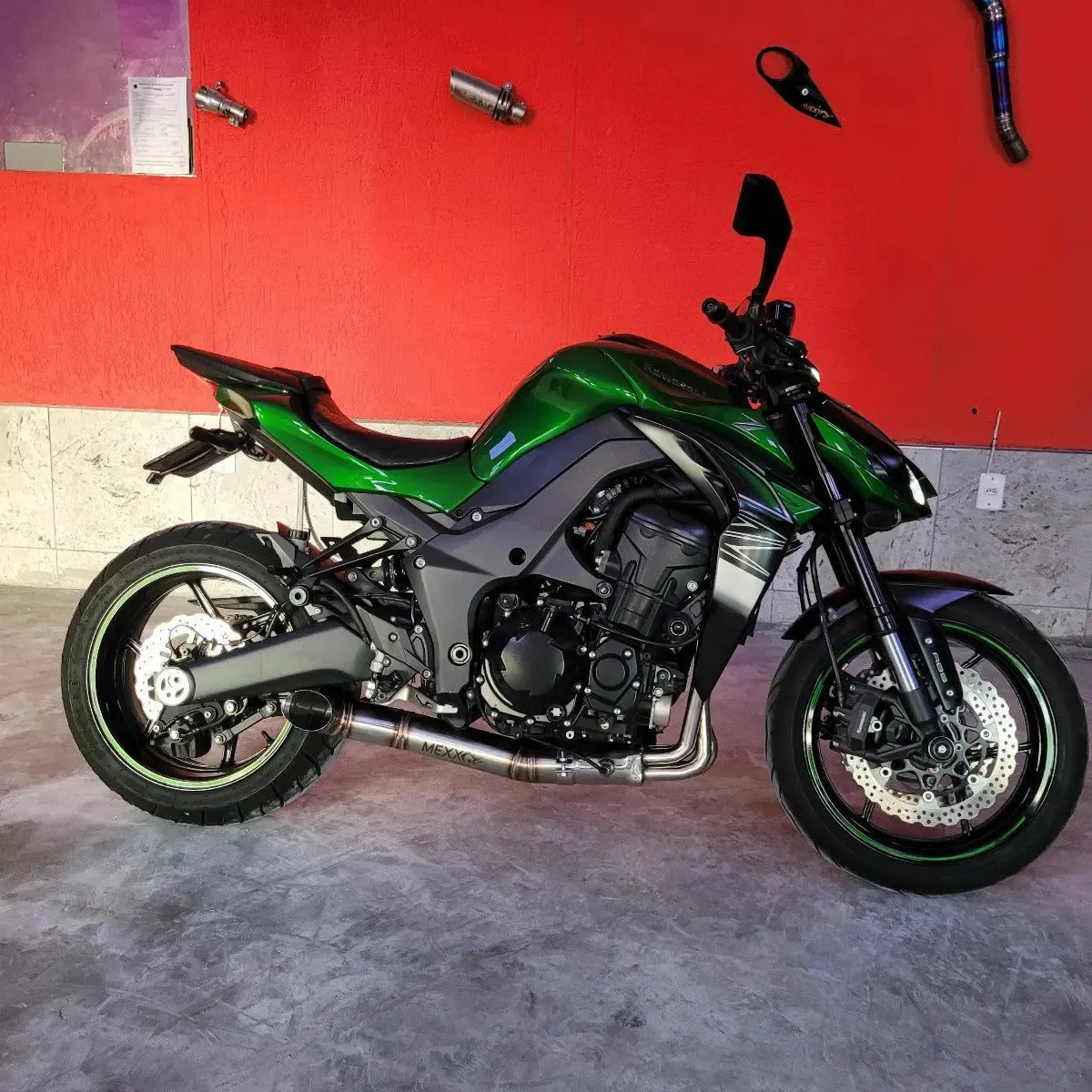 Full Exhaust System Mexx Kawasaki Z1000 Inox