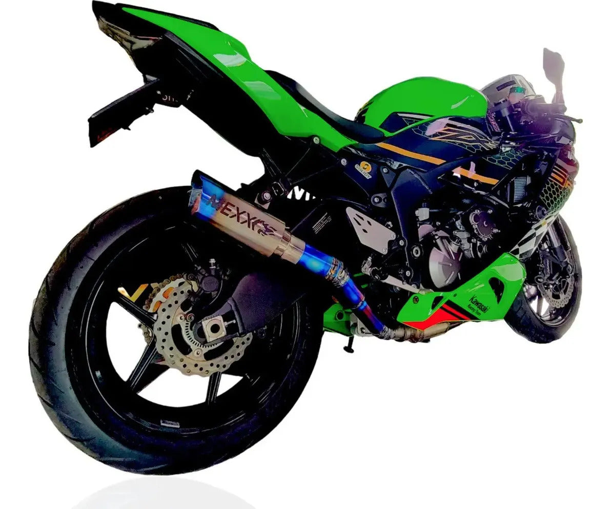 Full Exhaust System Mexx Kawasaki Ninja ZX-6R 636 Titanium