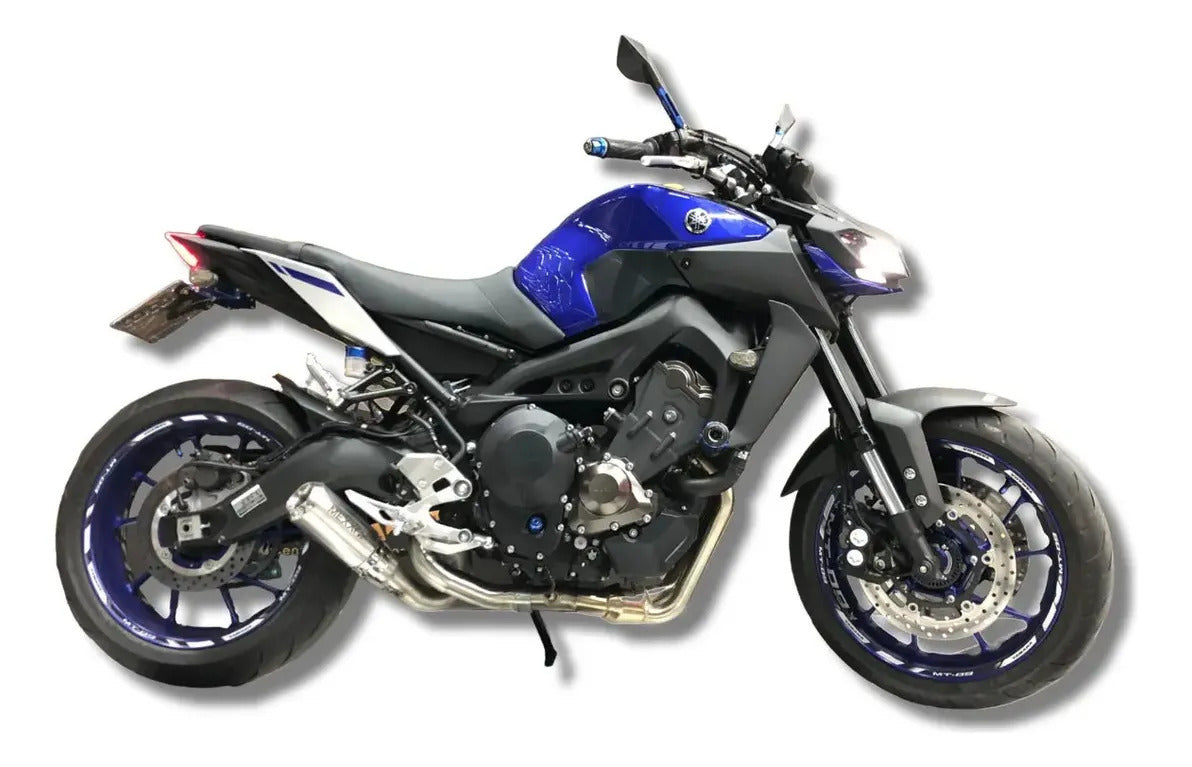 Escape Completo Full Mexx Yamaha MT-09 Bomber Inox