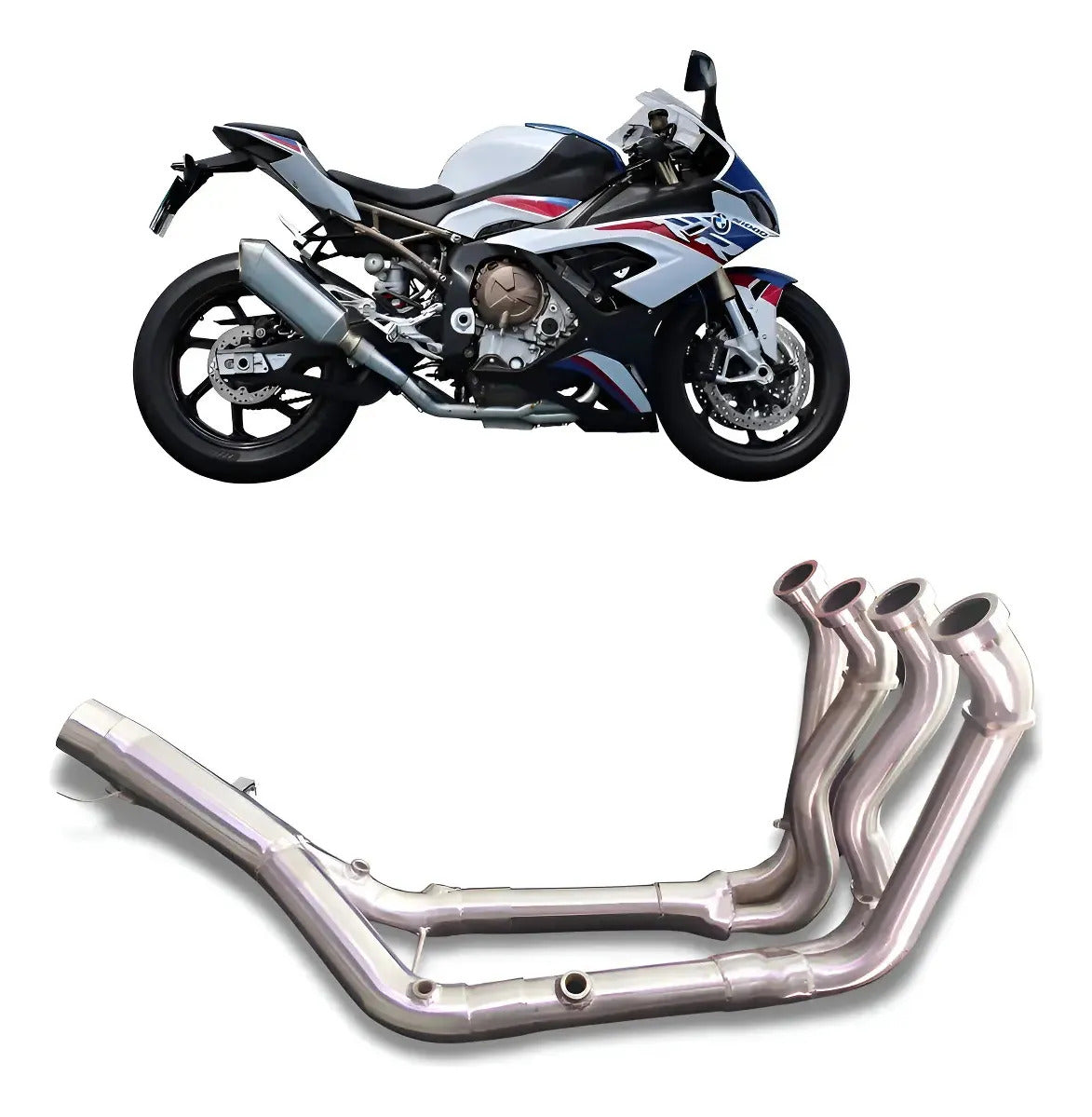 Coletor Esportivo Mexx Bmw S1000rr 2018 A 2026 Inox