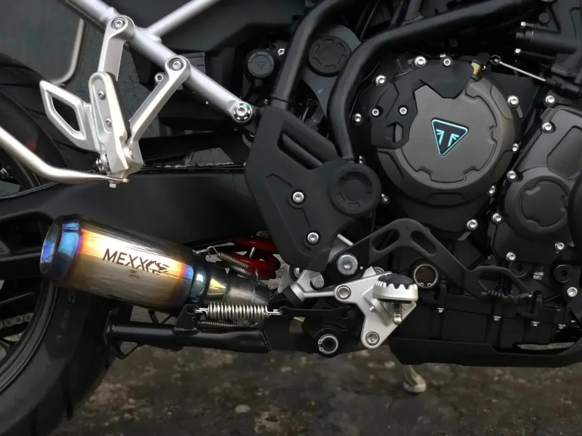 Escapamento Full Completo Mexx Triumph Tiger 900 Bomber Inox