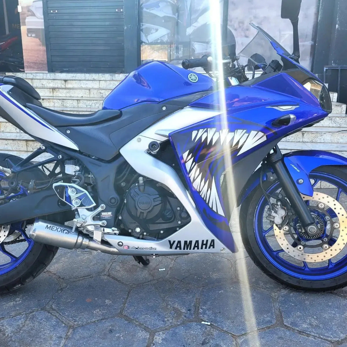 Full Exhaust System Mexx Yamaha R3 and MT-03 Bomber Inox
