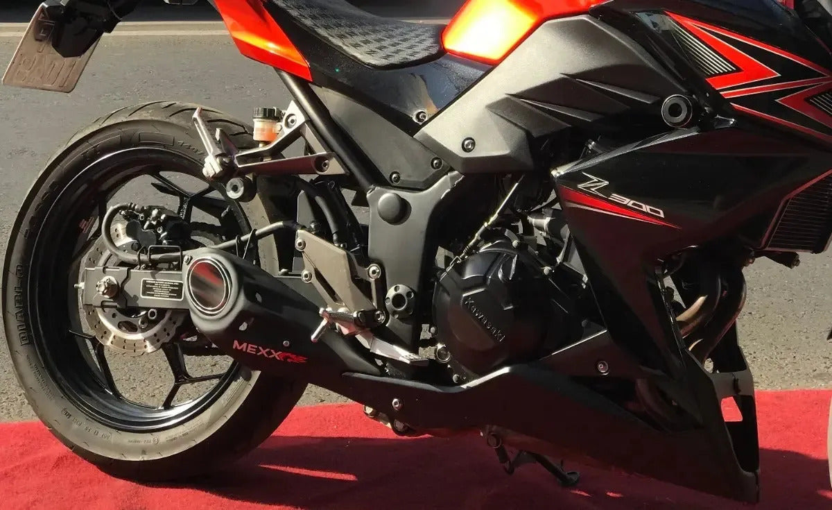 Ponteira Esportiva Taylor Made Mexx Kawasaki Z300 Inox 304