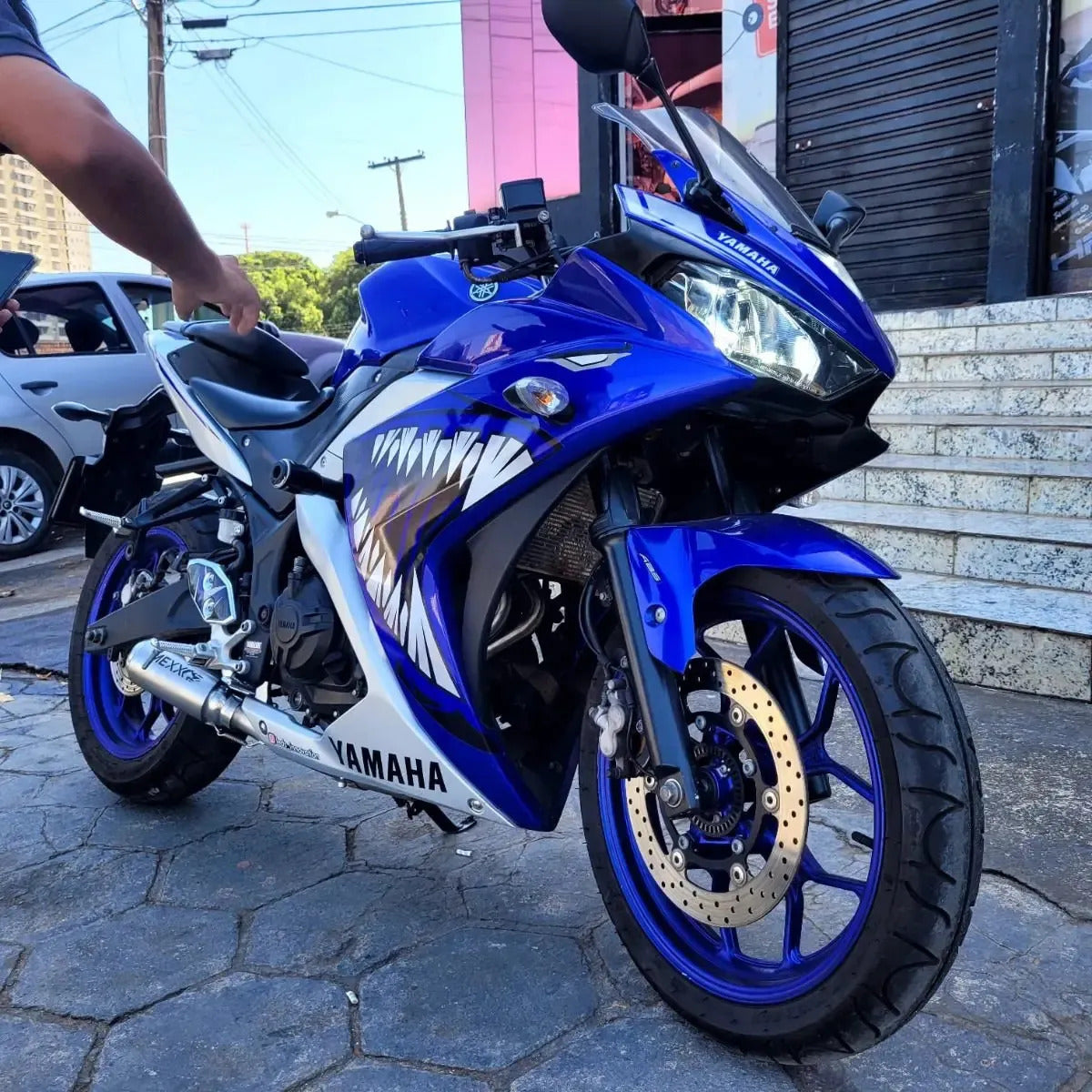 Full Exhaust System Mexx Yamaha R3 and MT-03 Bomber Inox