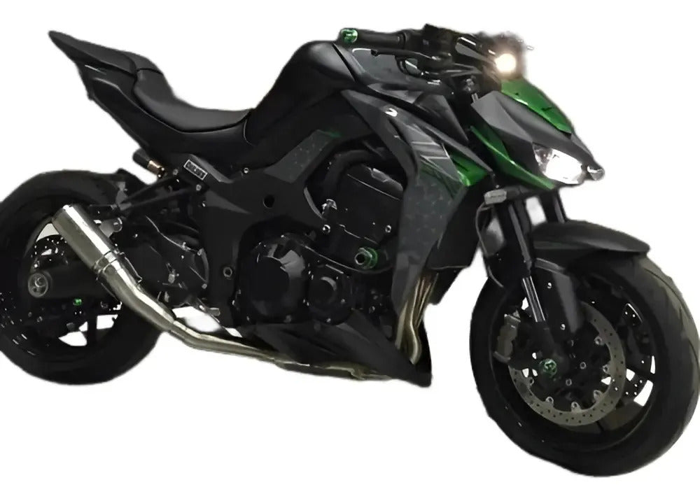Escapamento Full Completo Mexx Kawasaki Z1000 Bomber Inox