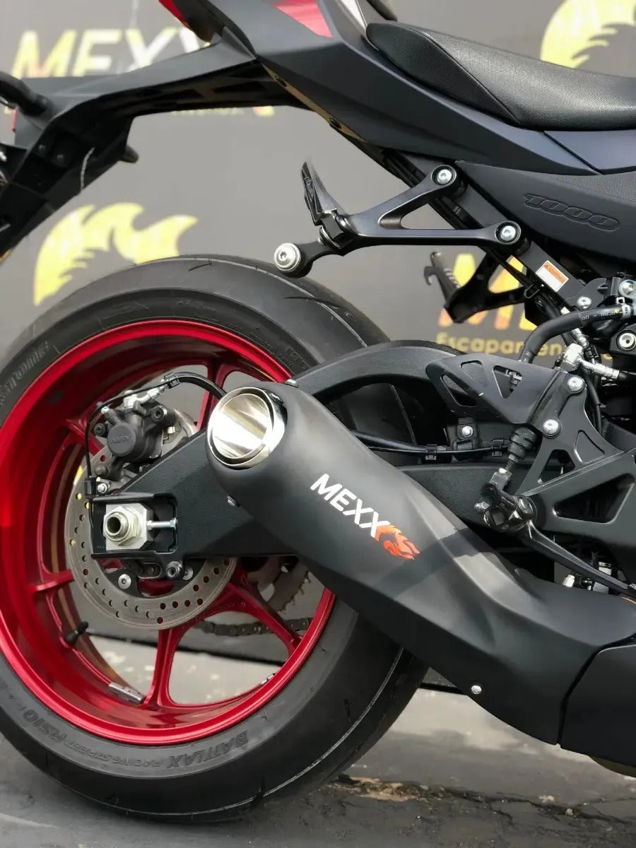 Slip-On Deportivo Mexx GSX-R 1000 SRAD 2006 a 2017 Inox 304
