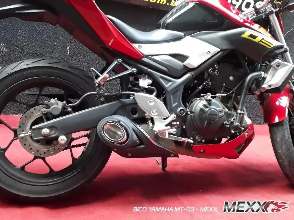 Slip-On Deportivo Taylor Made Mexx Yamaha MT-03 Inox 304
