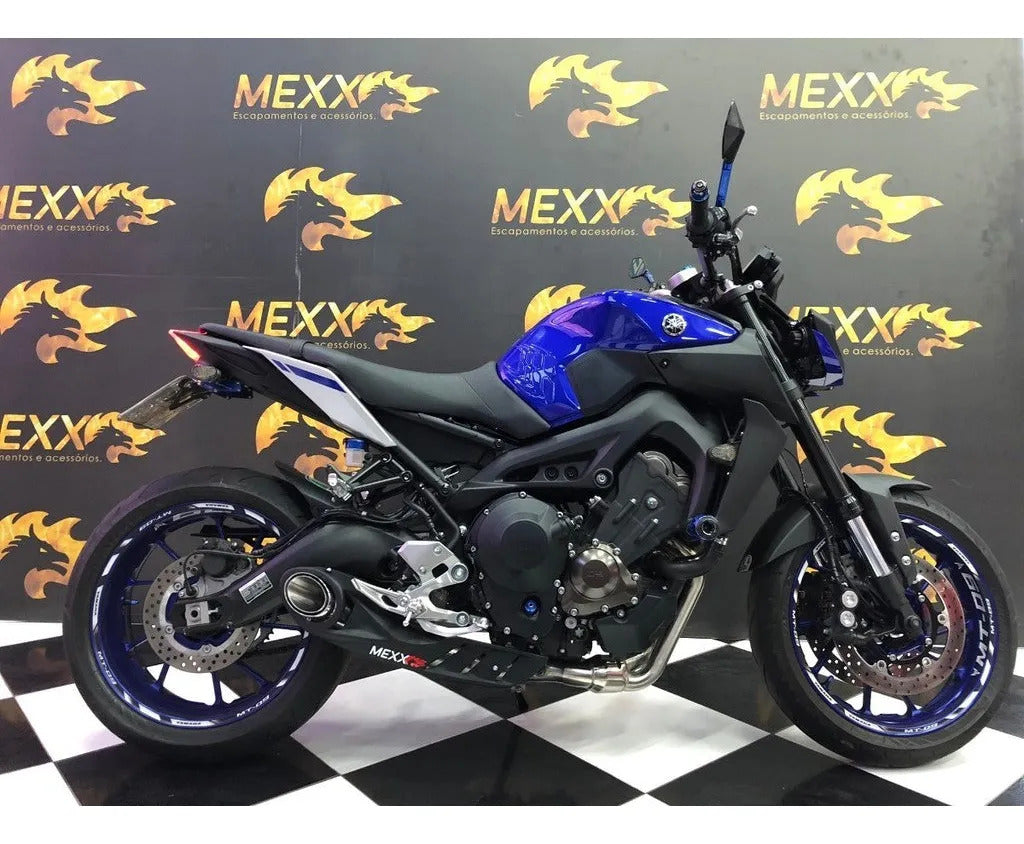 Escapamento Full Completo Mexx Yamaha Mt-09 Taylor Made Inox