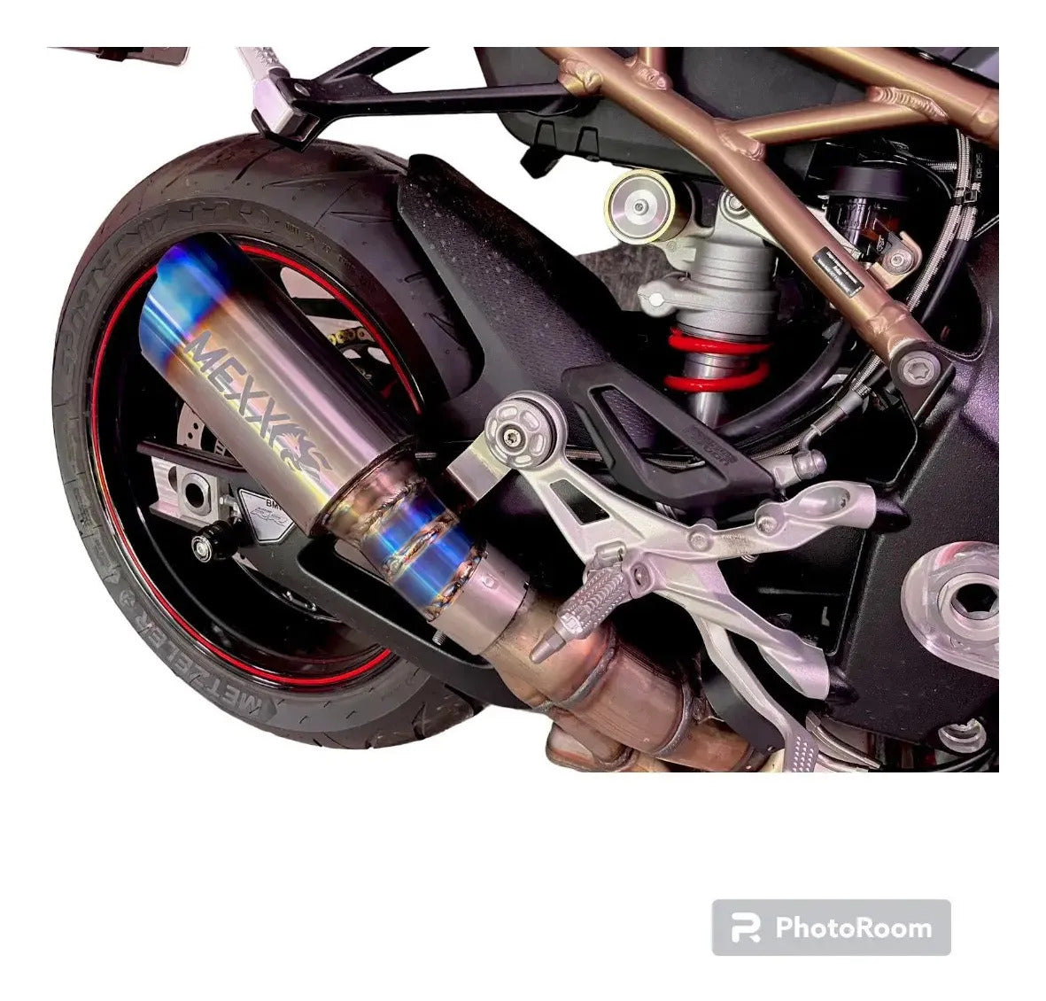Ponteira Esportiva Mexx Dragon Em Titânio Bmw S1000rr