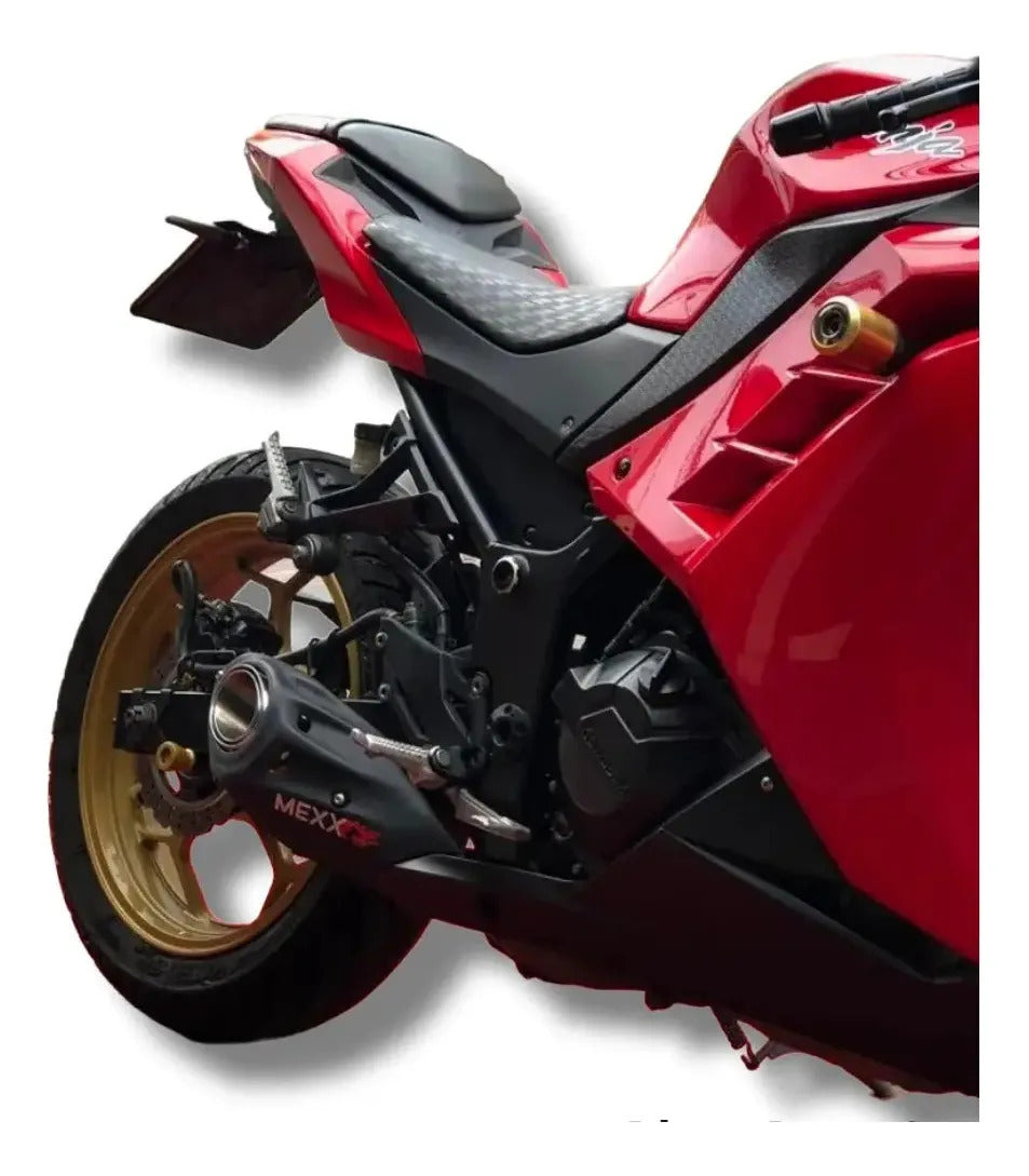 Ponteira Esportiva Mexx Kawasaki Ninja 300 Inox 304