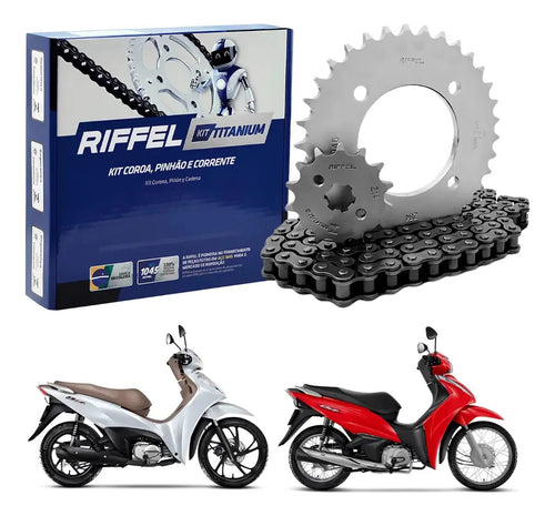 Kit Relação Transmissão Biz 125 Biz 110i Riffel 2005 A 2026