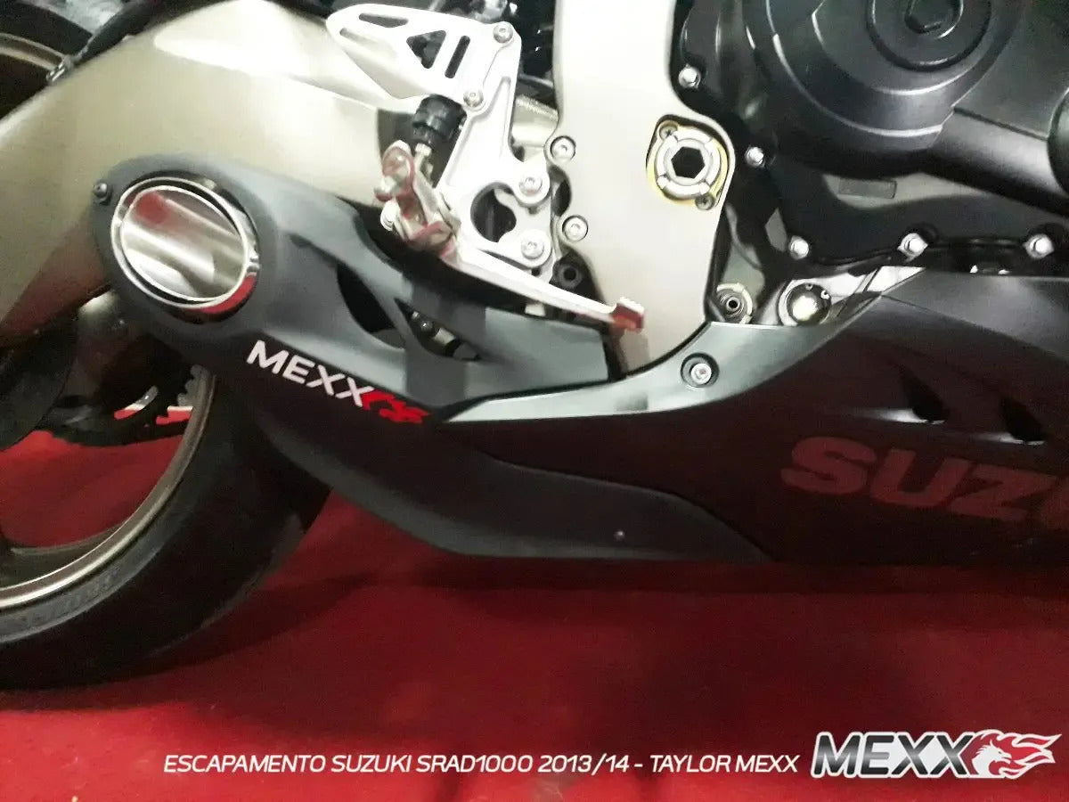 Sport Slip-On Mexx GSX-R 1000 SRAD 2011 to 2013 Inox 304