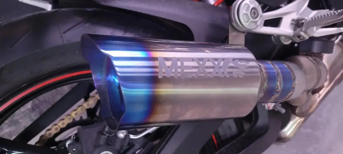 Ponteira Esportiva Mexx Dragon Em Titânio Bmw S1000rr