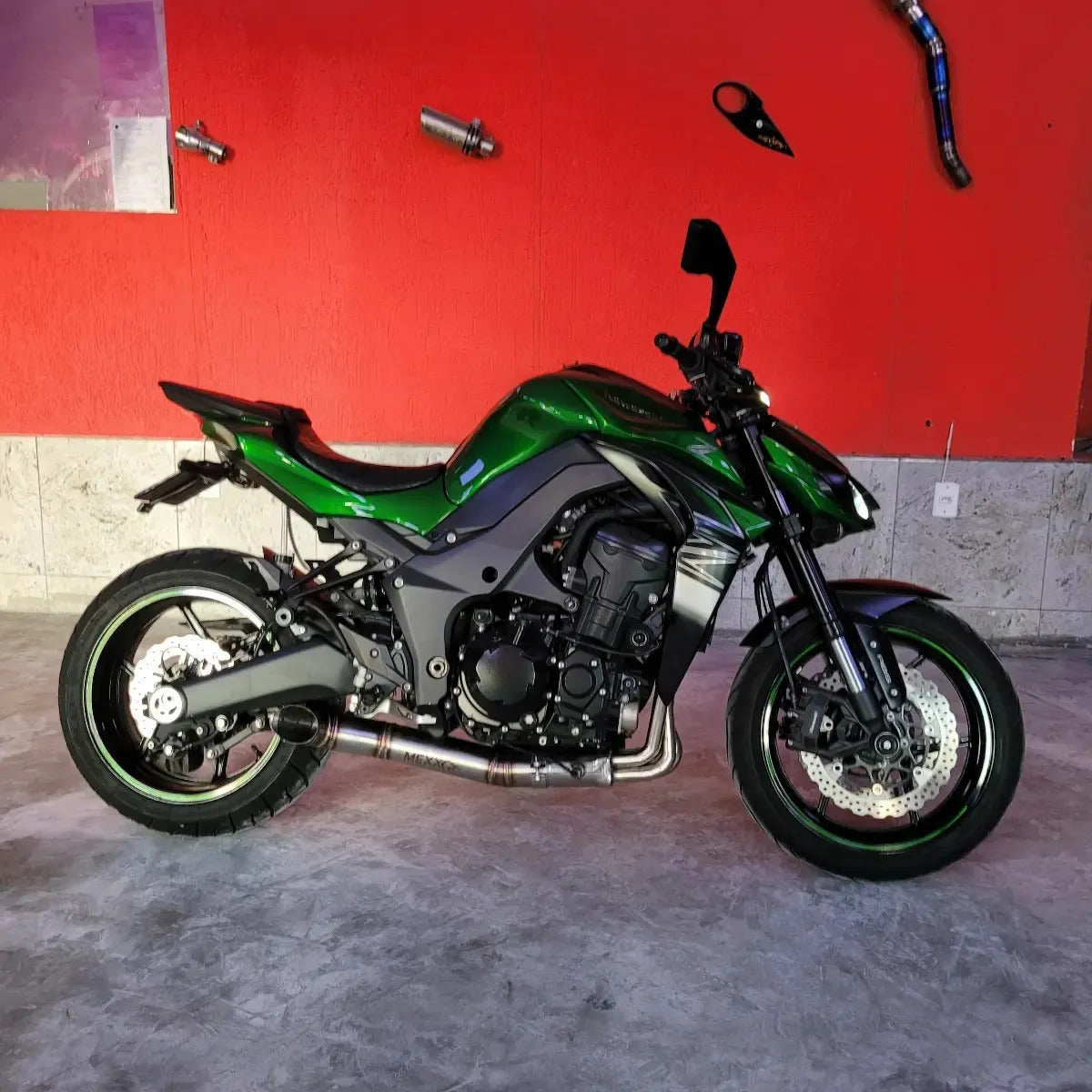 Full Exhaust System Mexx Kawasaki Z1000 Inox