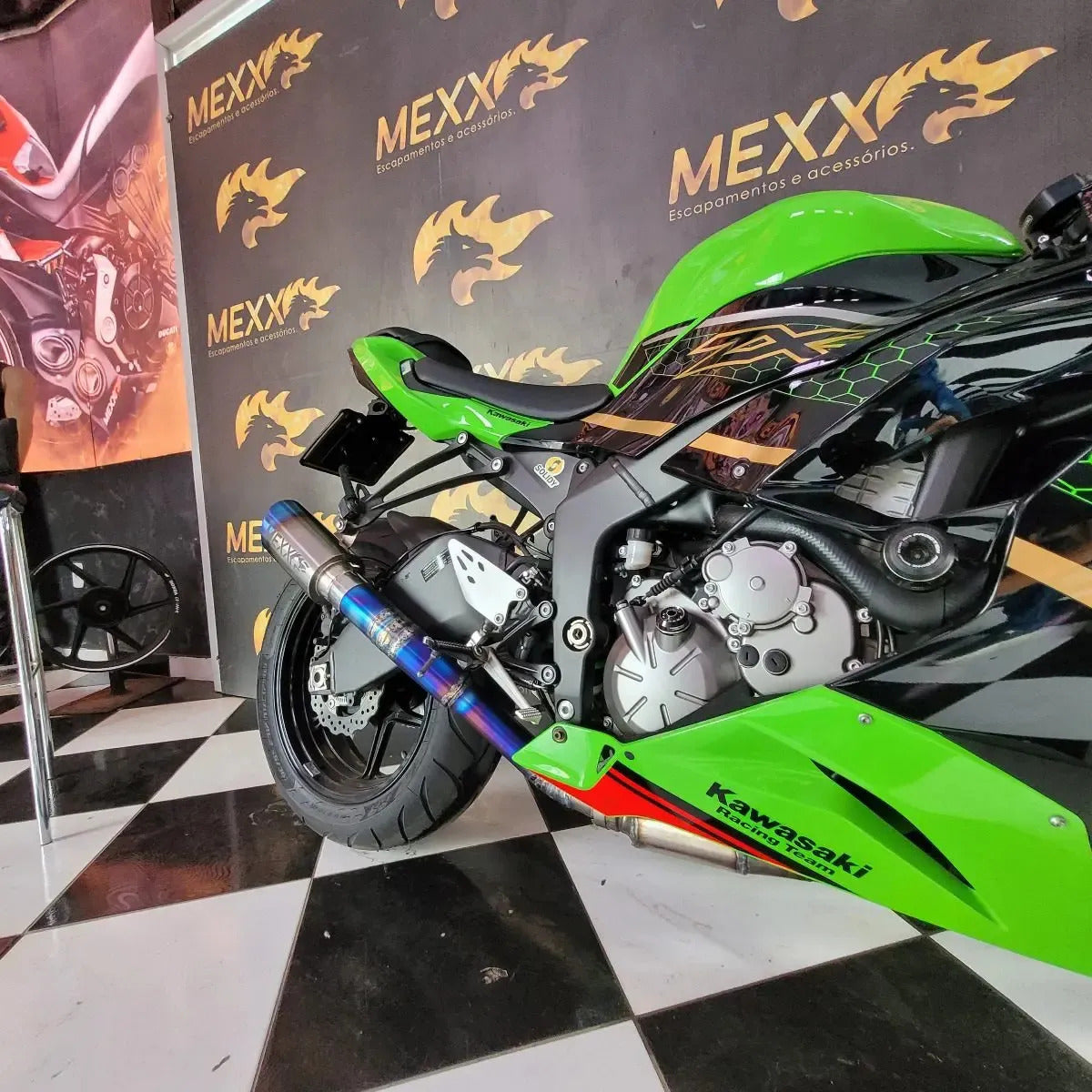 Full Exhaust System Mexx Kawasaki Ninja ZX-6R 636 Titanium