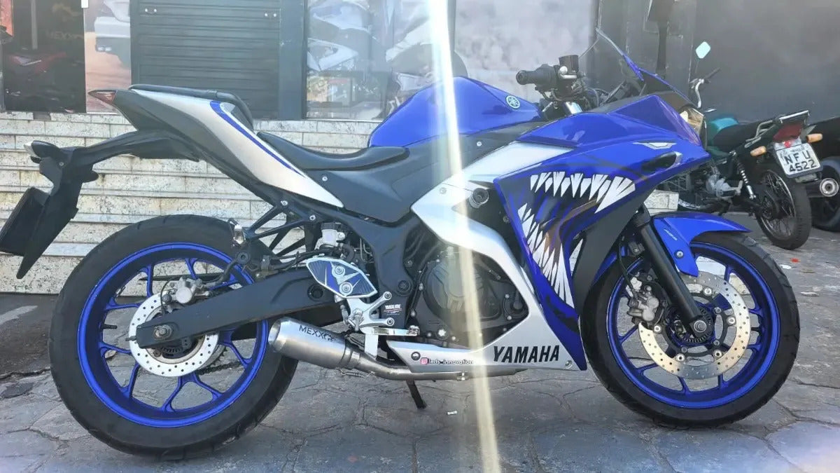 Full Exhaust System Mexx Yamaha R3 and MT-03 Bomber Inox