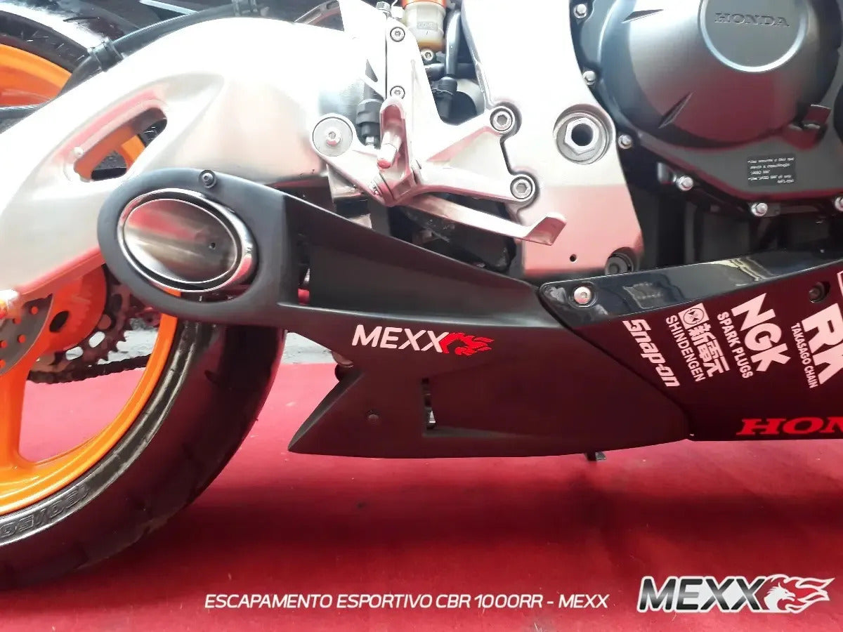 Escapamento Esportivo Mexx Honda Cbr 1000rr 2008 A 2011
