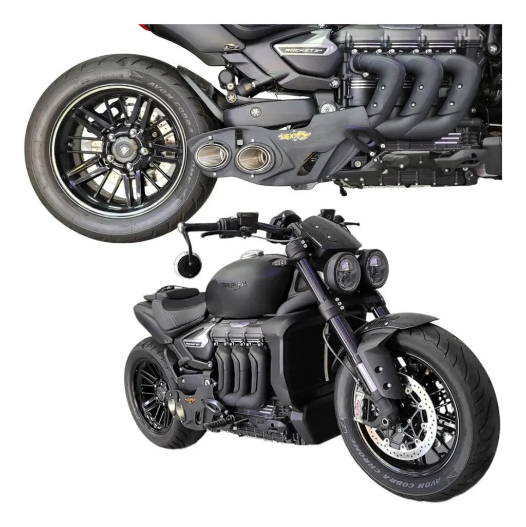 Full Exhaust System Mexx Triumph Rocket 3 Taylor Made