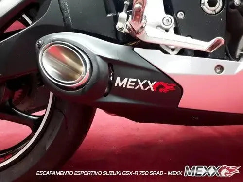 Sport Exhaust Mexx GSX-R 750 SRAD 2014 to 2017