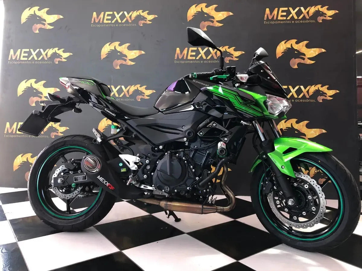 Ponteira Esportiva Taylor Made Mexx Kawasaki Z400 Inox 304