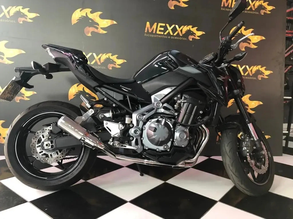 Escapamento Full Completo Mexx Kawasaki Z900 Bomber Inox 304