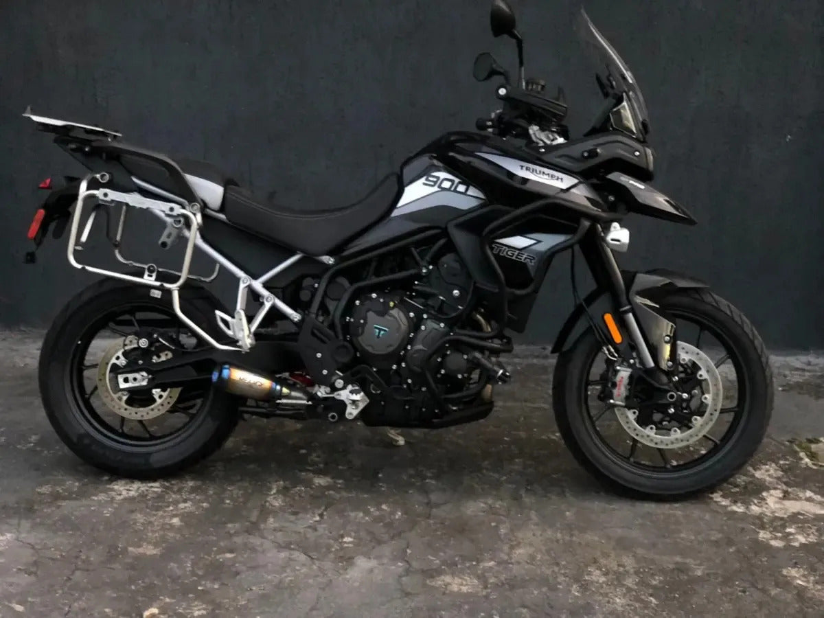 Escapamento Full Completo Mexx Triumph Tiger 900 Bomber Inox