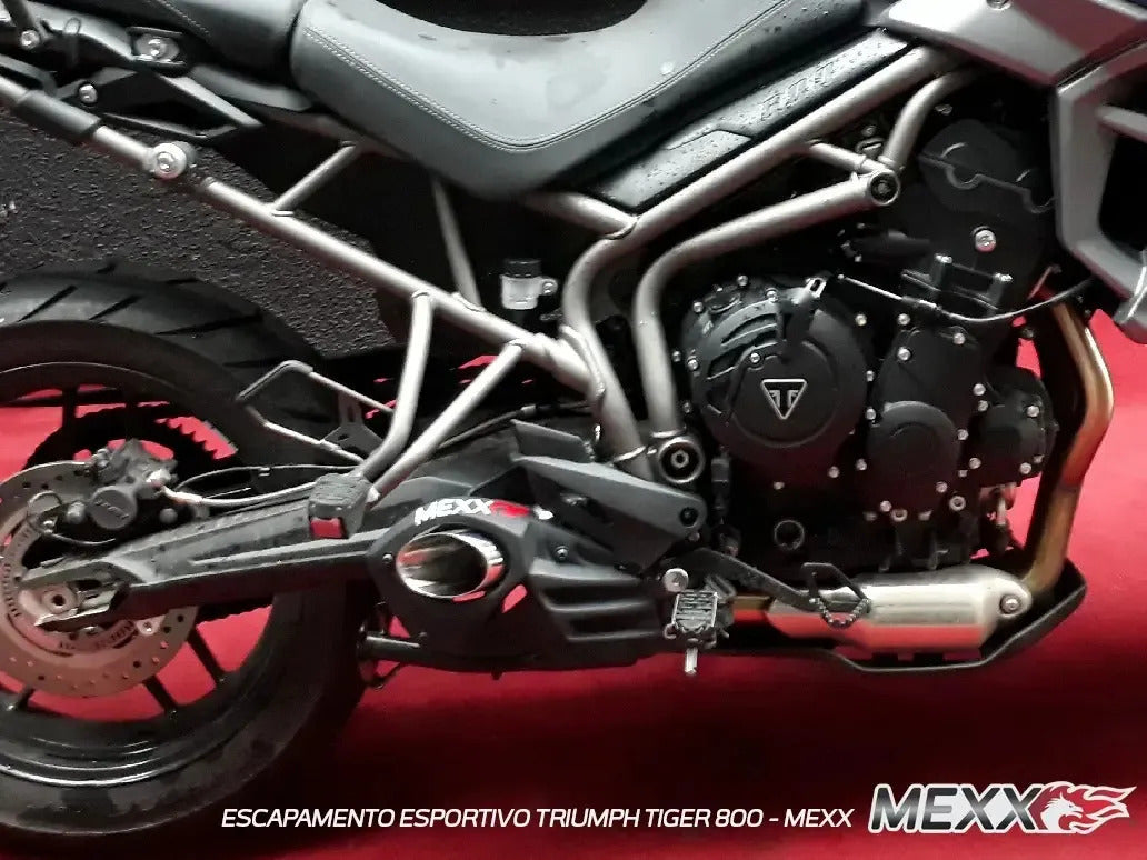 Sport Slip-On Mexx Triumph Tiger 800 Inox