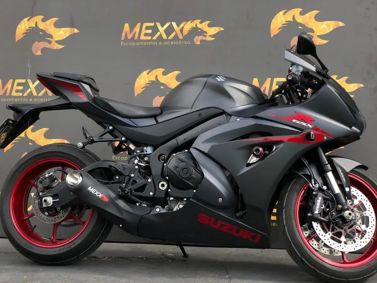 Slip-On Deportivo Mexx GSX-R 1000 SRAD 2006 a 2017 Inox 304