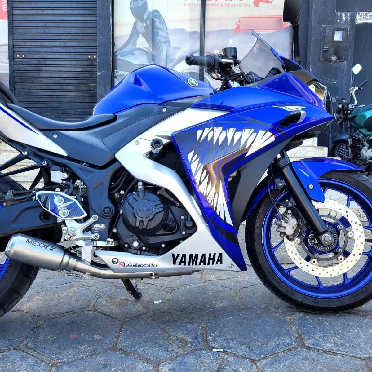 Full Exhaust System Mexx Yamaha R3 and MT-03 Bomber Inox