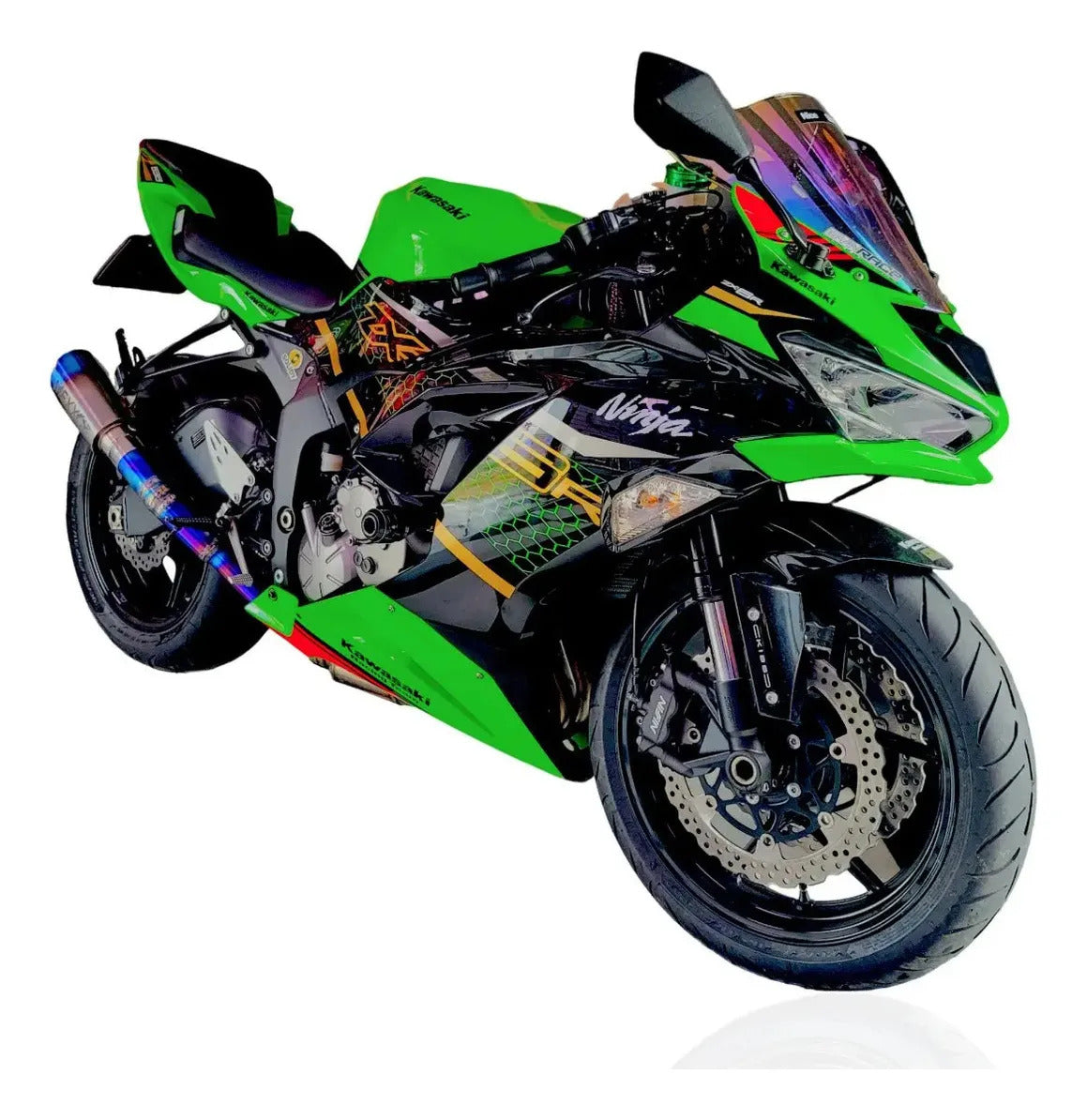 Full Exhaust System Mexx Kawasaki Ninja ZX-6R 636 Titanium