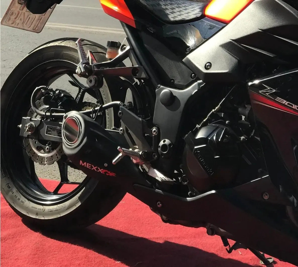 Ponteira Esportiva Taylor Made Mexx Kawasaki Z300 Inox 304
