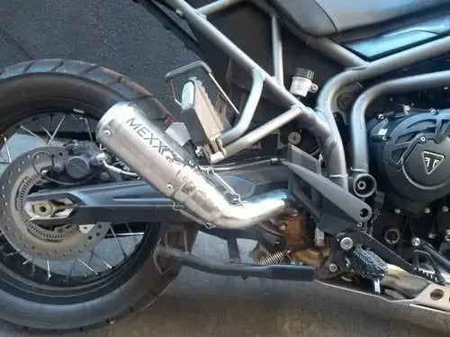 Escapamento Esportivo Bomber Mexx Triumph Tiger 800