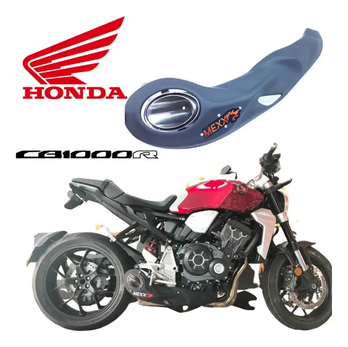 Sport Slip-On Cafe Racer Mexx Honda CB 1000R Inox 304