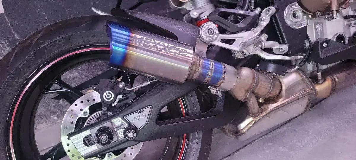 Ponteira Esportiva Mexx Dragon Em Titânio Bmw S1000rr
