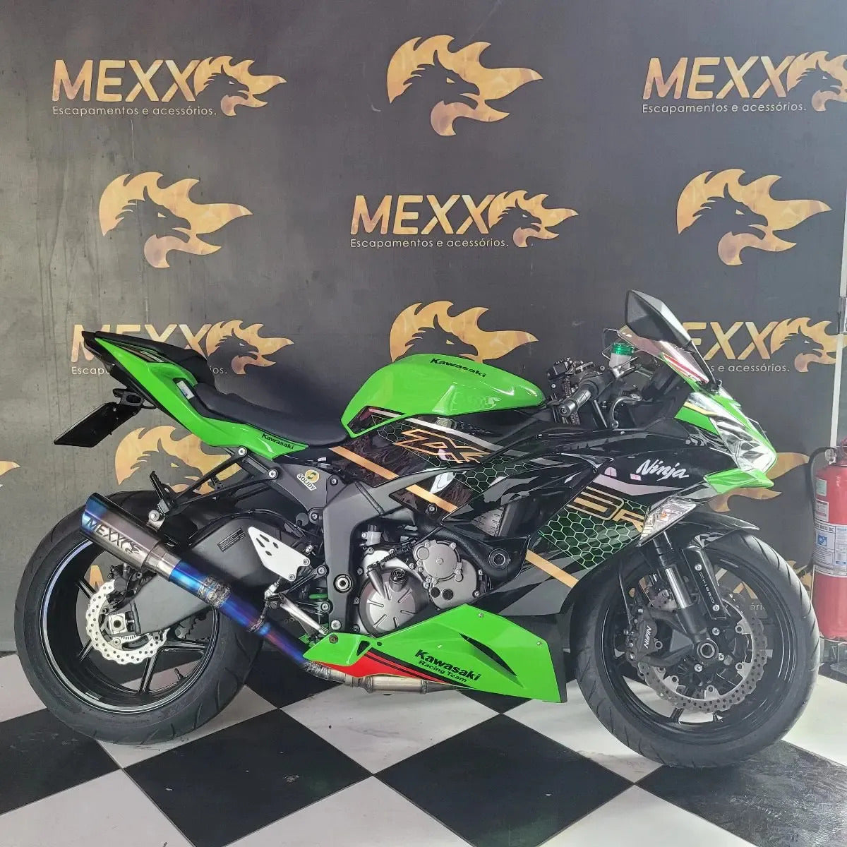 Full Exhaust System Mexx Kawasaki Ninja ZX-6R 636 Titanium