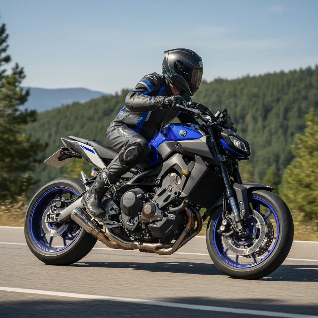 Escape Completo Full Mexx Yamaha MT-09 Bomber Inox