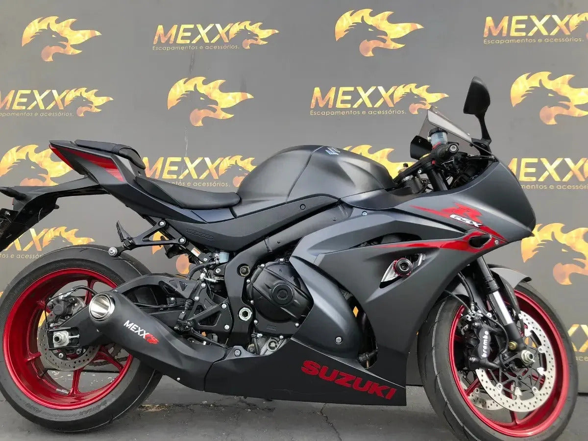 Slip-On Deportivo Mexx GSX-R 1000 SRAD 2006 a 2017 Inox 304