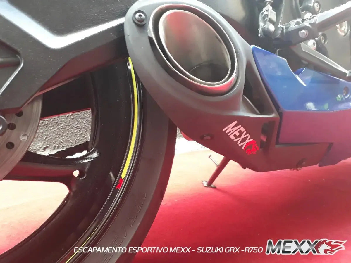 Exhaust Slip-On Suzuki SRAD GSXR 750 Mexx 14/16 Cod.116