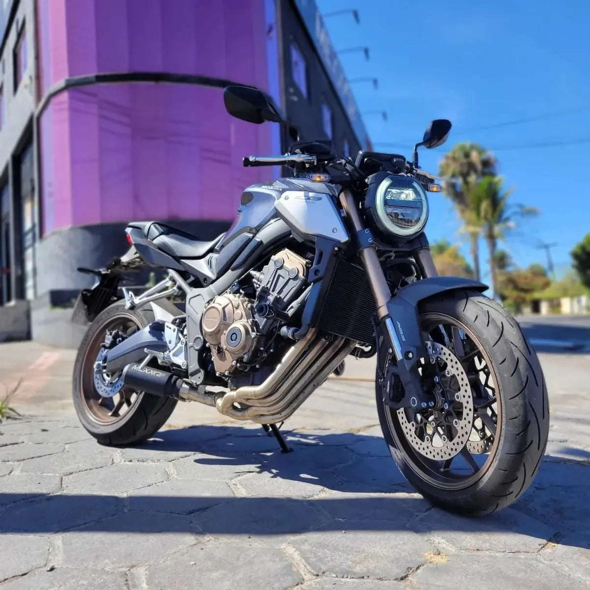 Ligne d'Échappement Complète Mexx Honda CB 650R Bomber Inox 304