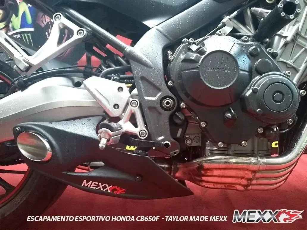 Escapamento Esportivo Mexx Honda Cb 650f 2019 A 2022