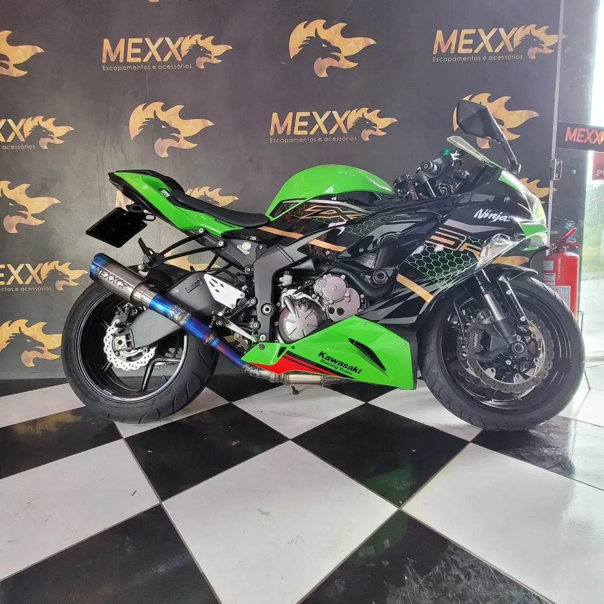 Full Exhaust System Mexx Kawasaki Ninja ZX-6R 636 Titanium