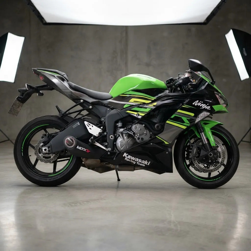 Slip-On Deportivo Mexx Kawasaki Ninja ZX-6R 636 Inox 304