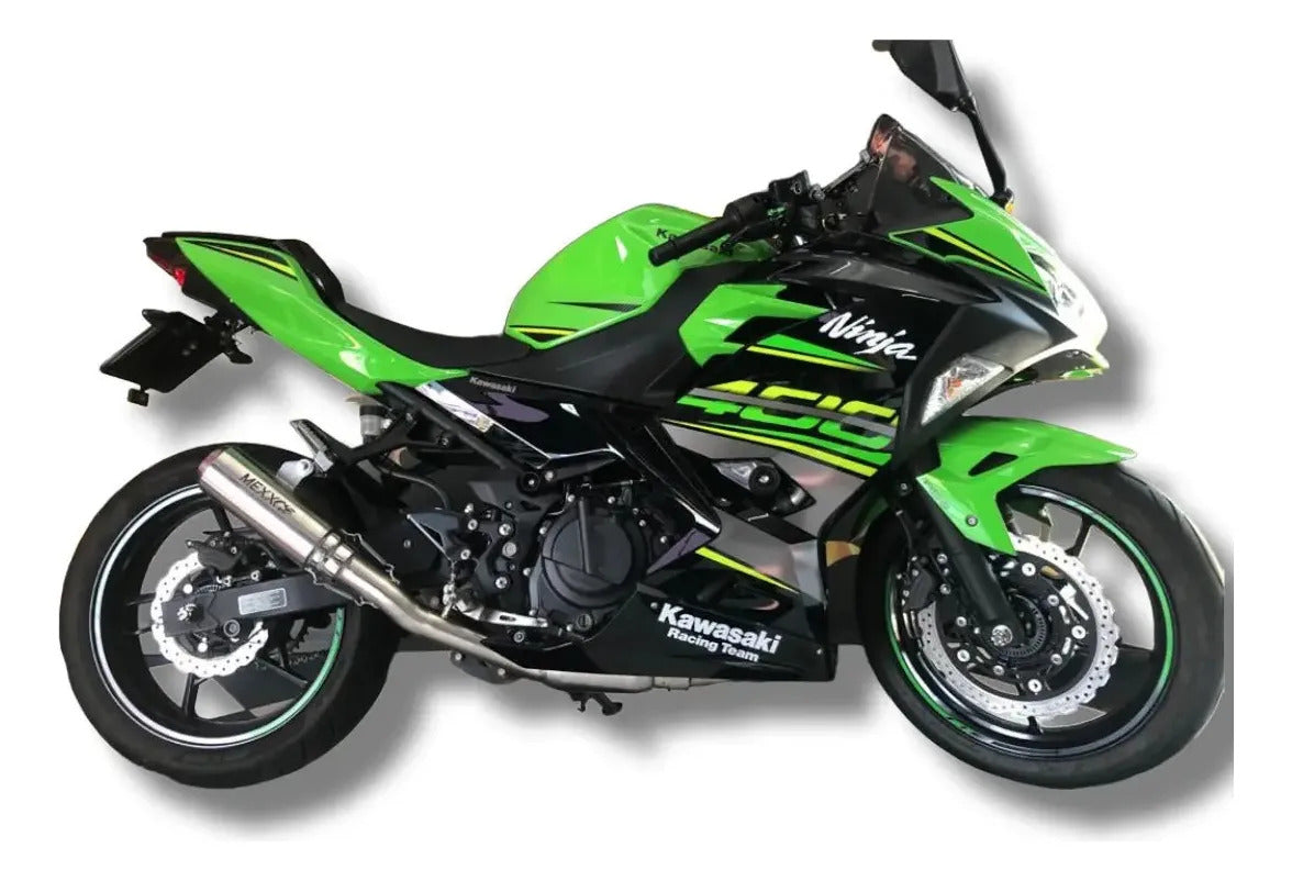 Escapamento Full Completo Mexx Kawasaki Ninja 400 Bomber