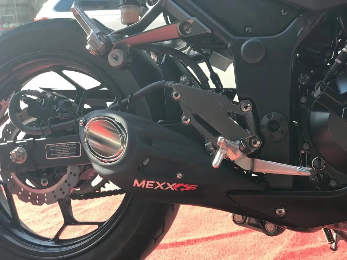 Ponteira Esportiva Taylor Made Mexx Kawasaki Z300 Inox 304