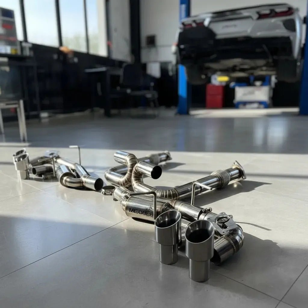 Sport Exhaust Corvette C8 Inox with Valve Mexx