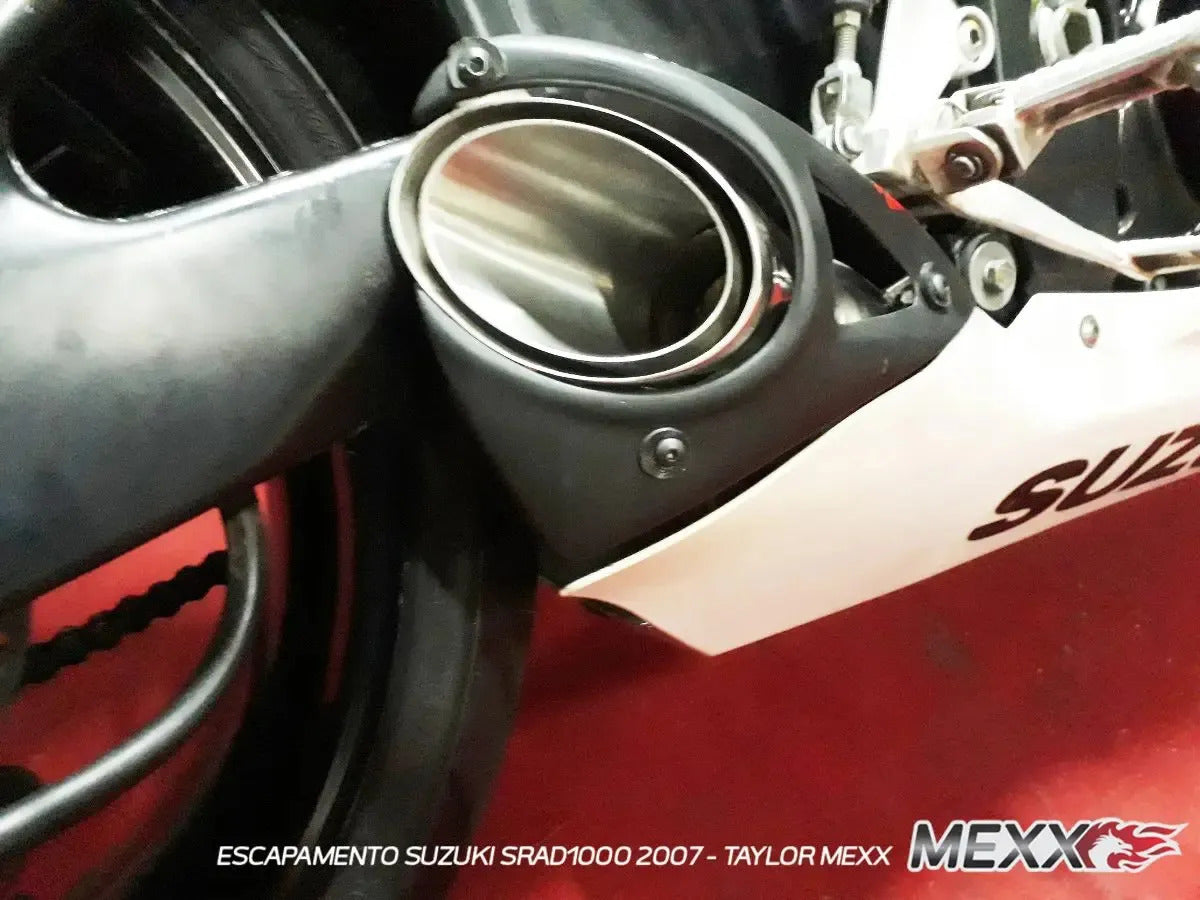 Escapamento Esportivo Taylor Made Mexx Gsx-r 1000 Srad 2007