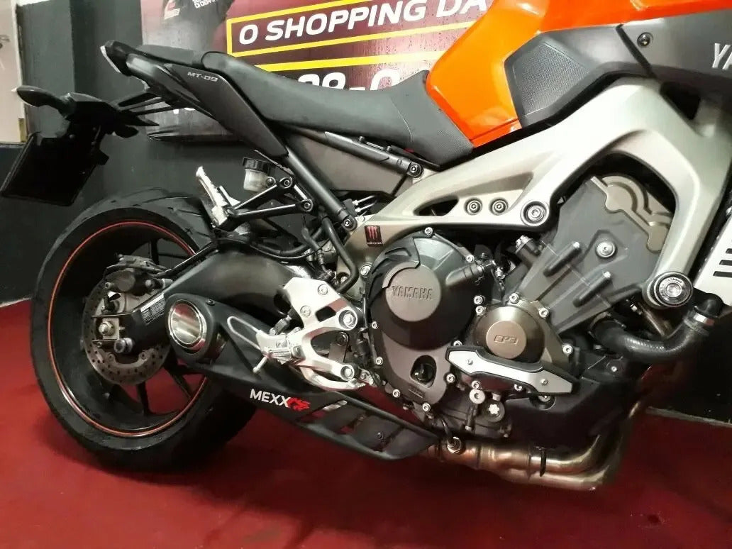 Escapamento Esportivo Mexx Yamaha Mt-09 2015 A 2025 Inox