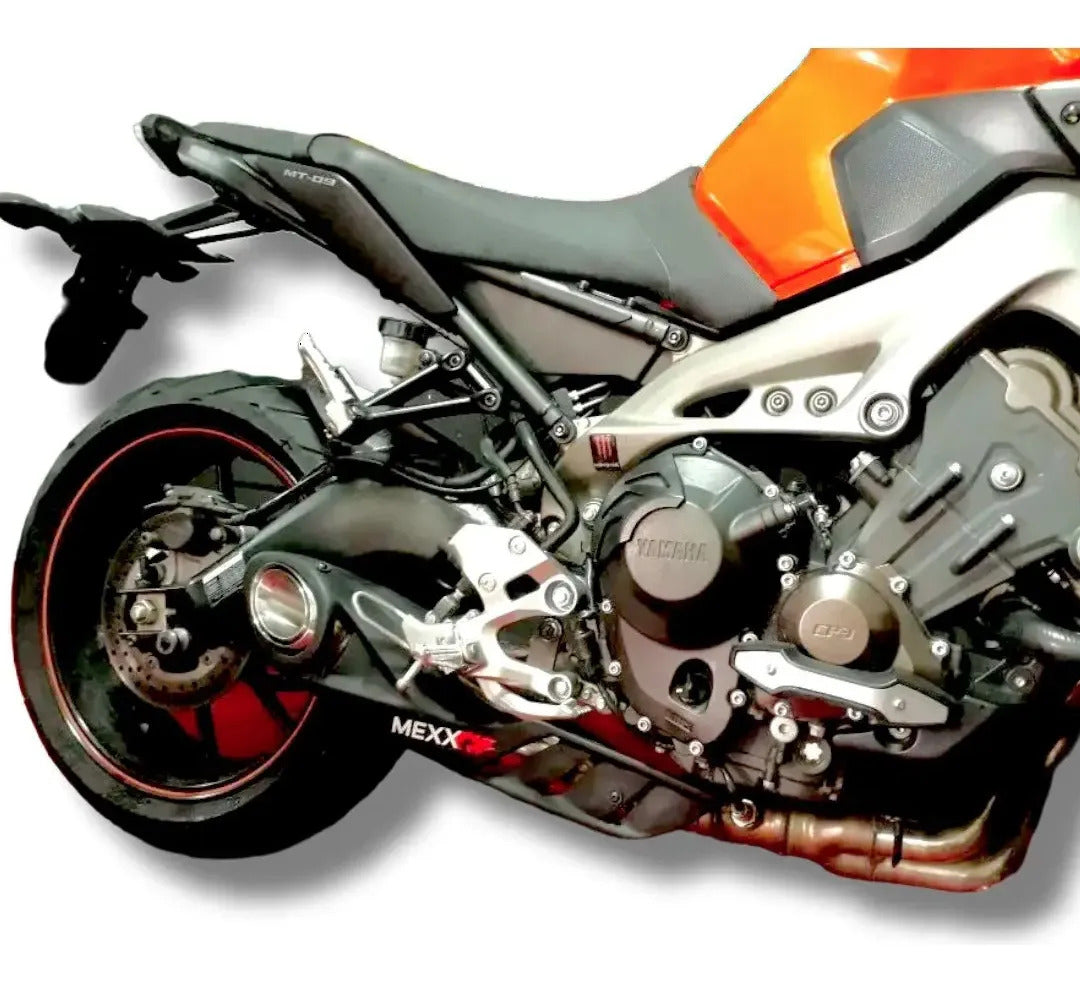 Escapamento Esportivo Mexx Yamaha Mt-09 2015 A 2025 Inox