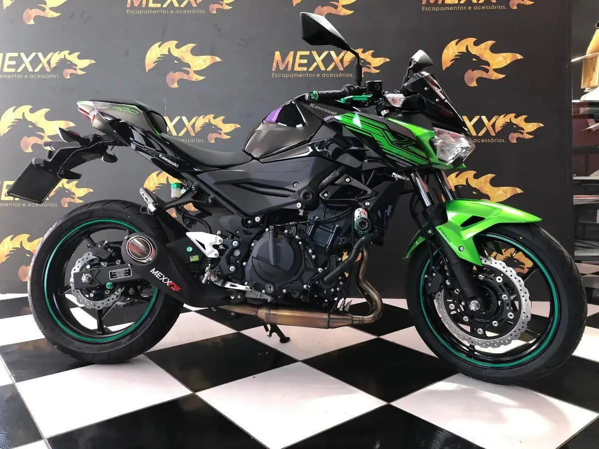 Ponteira Esportiva Taylor Made Mexx Kawasaki Z400 Inox 304