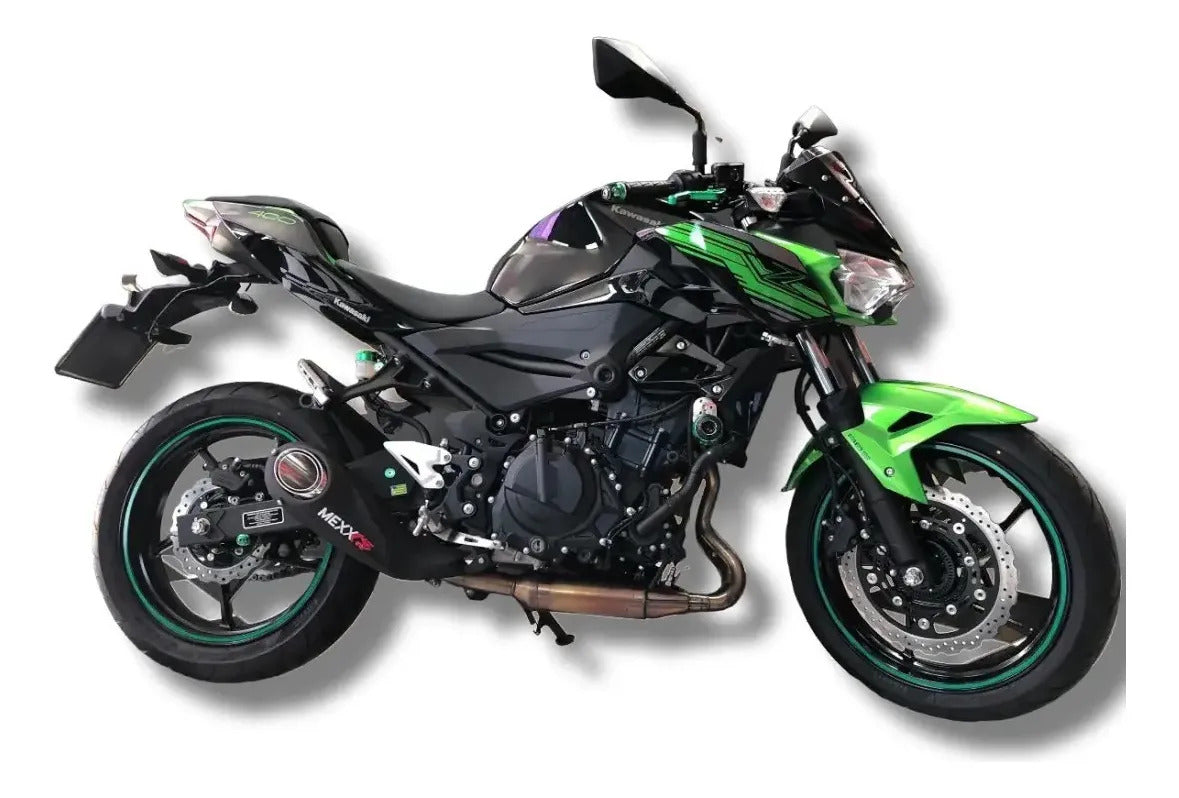 Ponteira Esportiva Taylor Made Mexx Kawasaki Z400 Inox 304